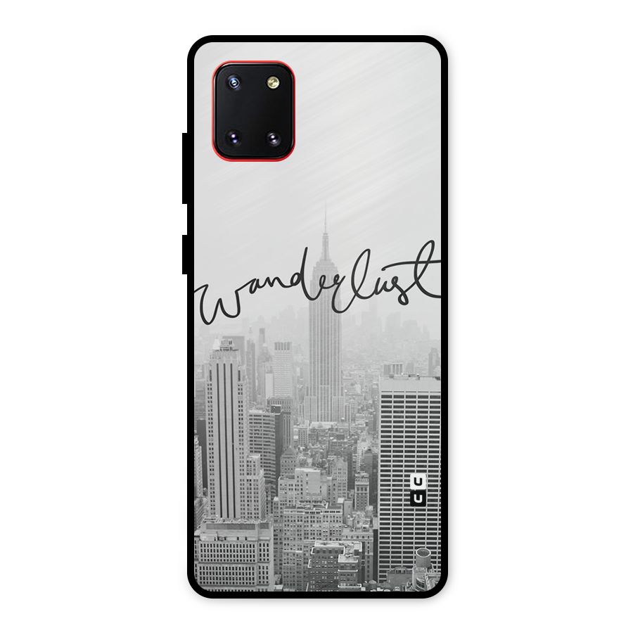 City Wanderlust Monochrome Metal Back Case for Galaxy Note 10 Lite