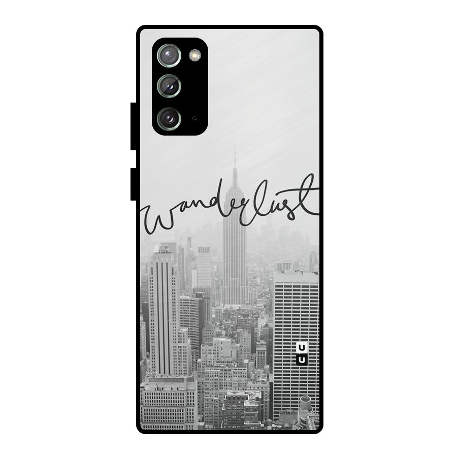 City Wanderlust Monochrome Metal Back Case for Galaxy Note 20