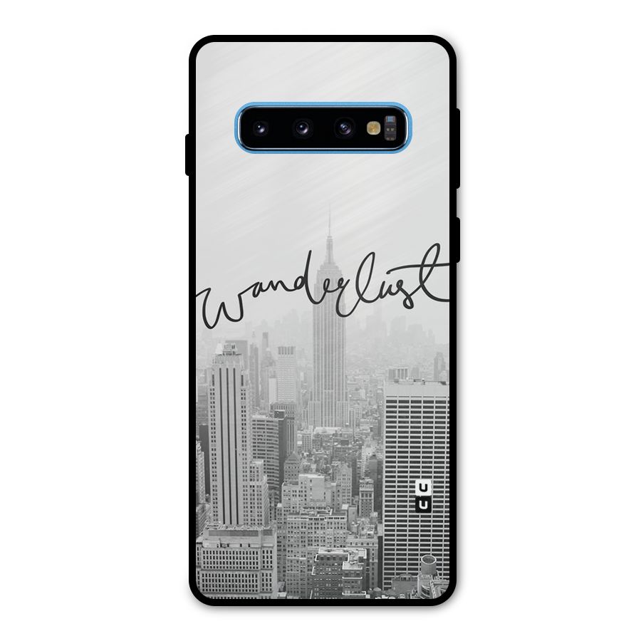 City Wanderlust Monochrome Metal Back Case for Galaxy S10