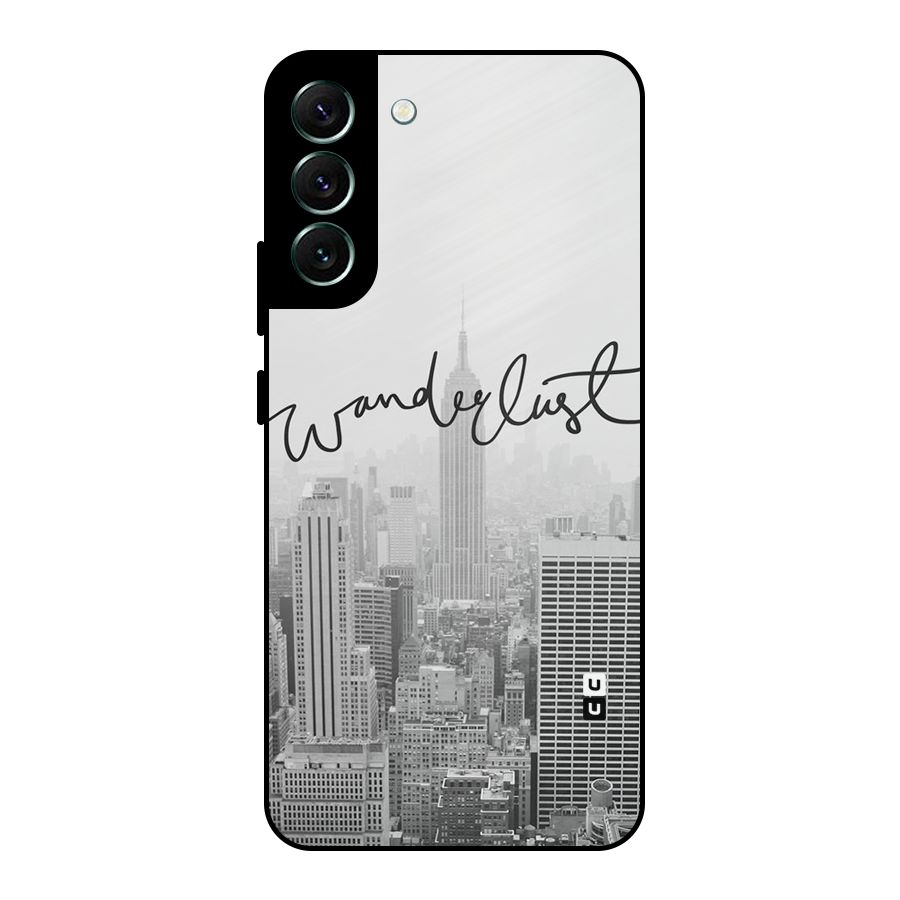City Wanderlust Monochrome Metal Back Case for Galaxy S22 Plus 5G