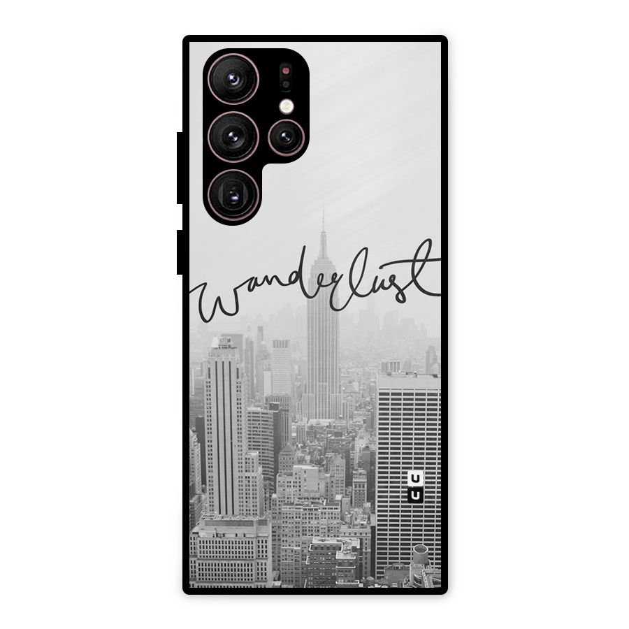 City Wanderlust Monochrome Metal Back Case for Galaxy S22 Ultra 5G