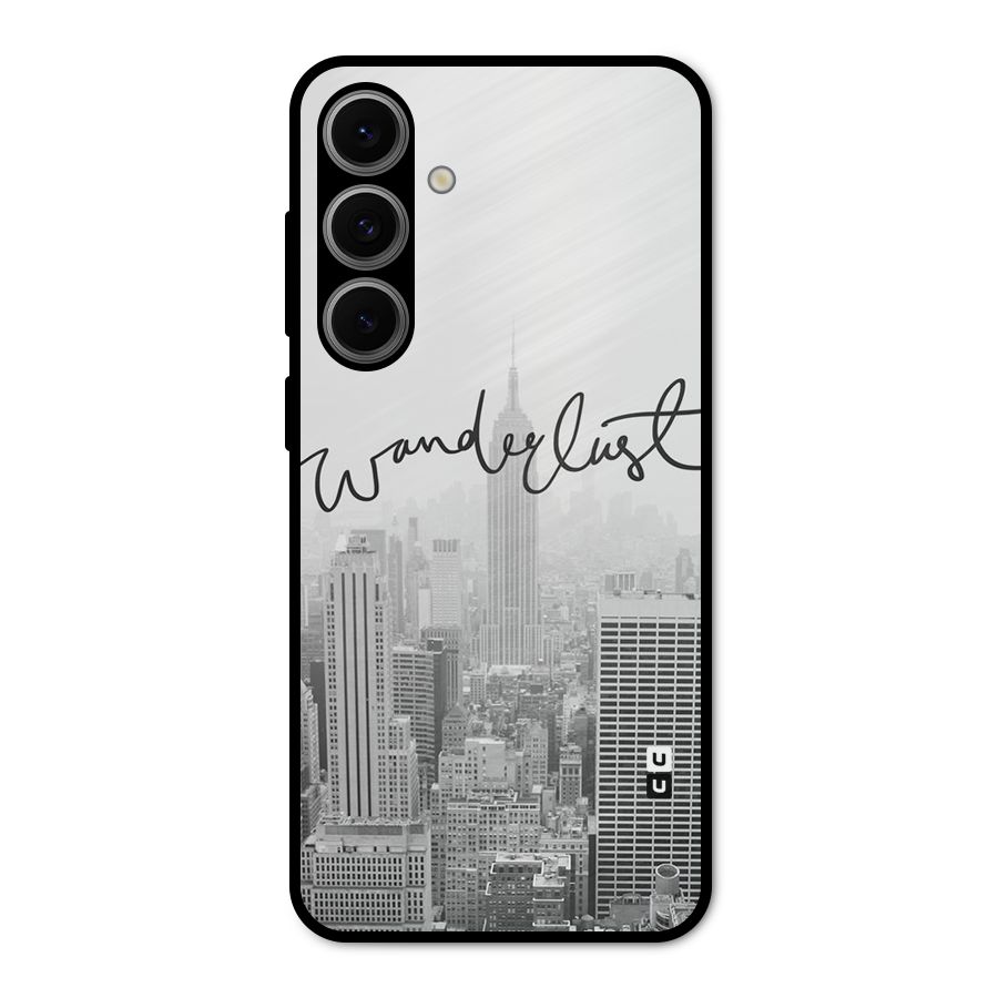 City Wanderlust Monochrome Metal Back Case for Galaxy S24 FE