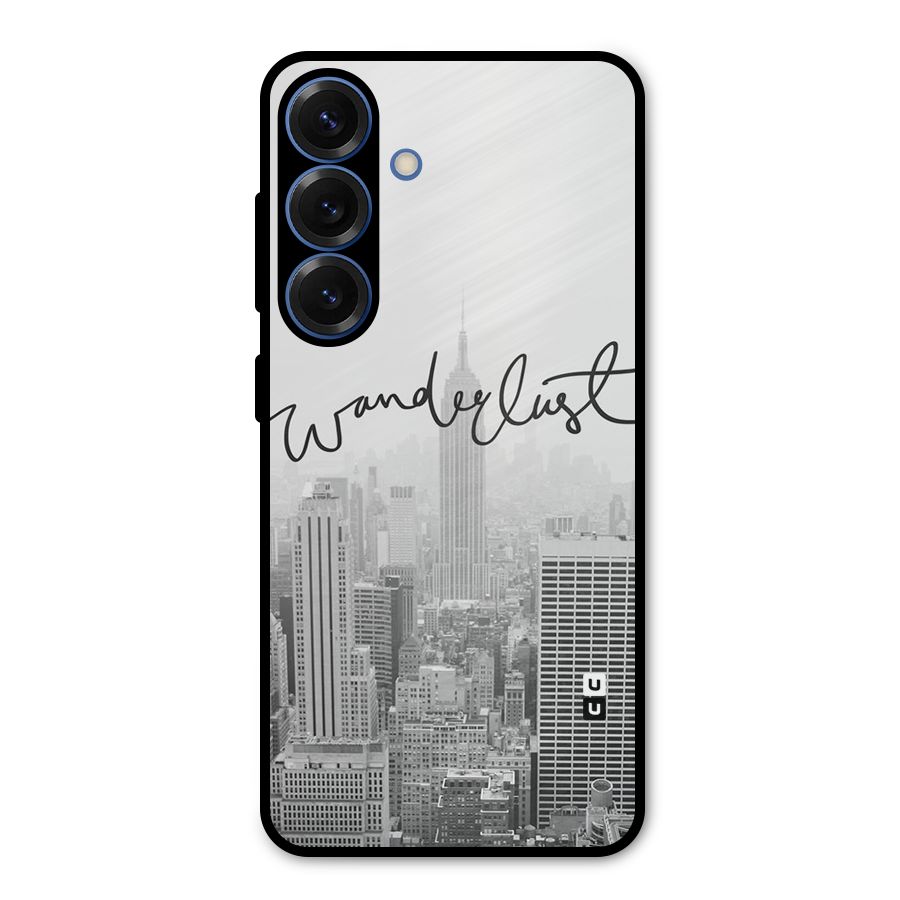 City Wanderlust Monochrome Metal Back Case for Galaxy S25
