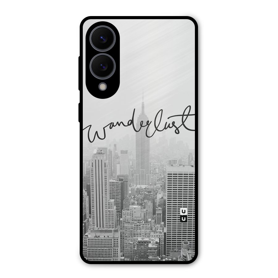 City Wanderlust Monochrome Metal Back Case for Galaxy S25 Edge