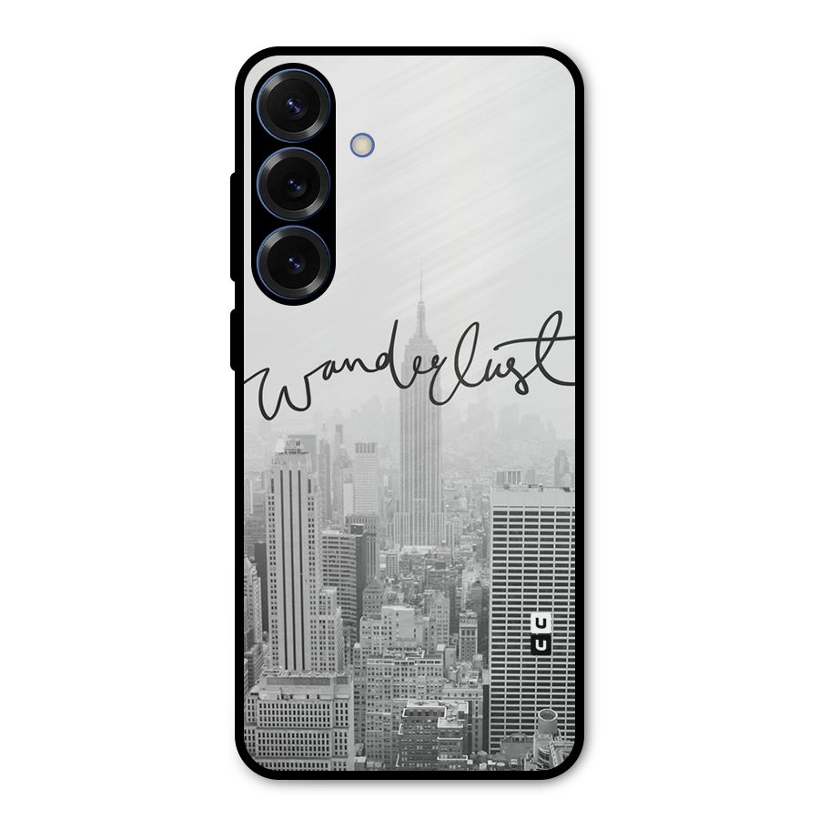 City Wanderlust Monochrome Metal Back Case for Galaxy S25 Plus