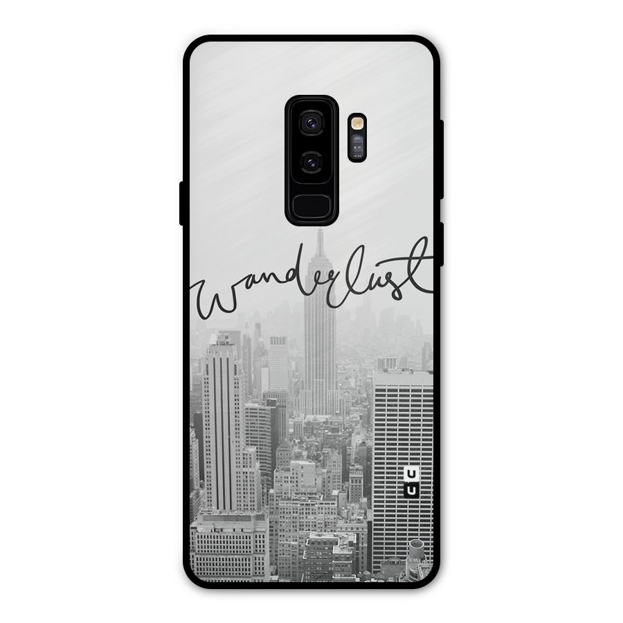 City Wanderlust Monochrome Metal Back Case for Galaxy S9 Plus