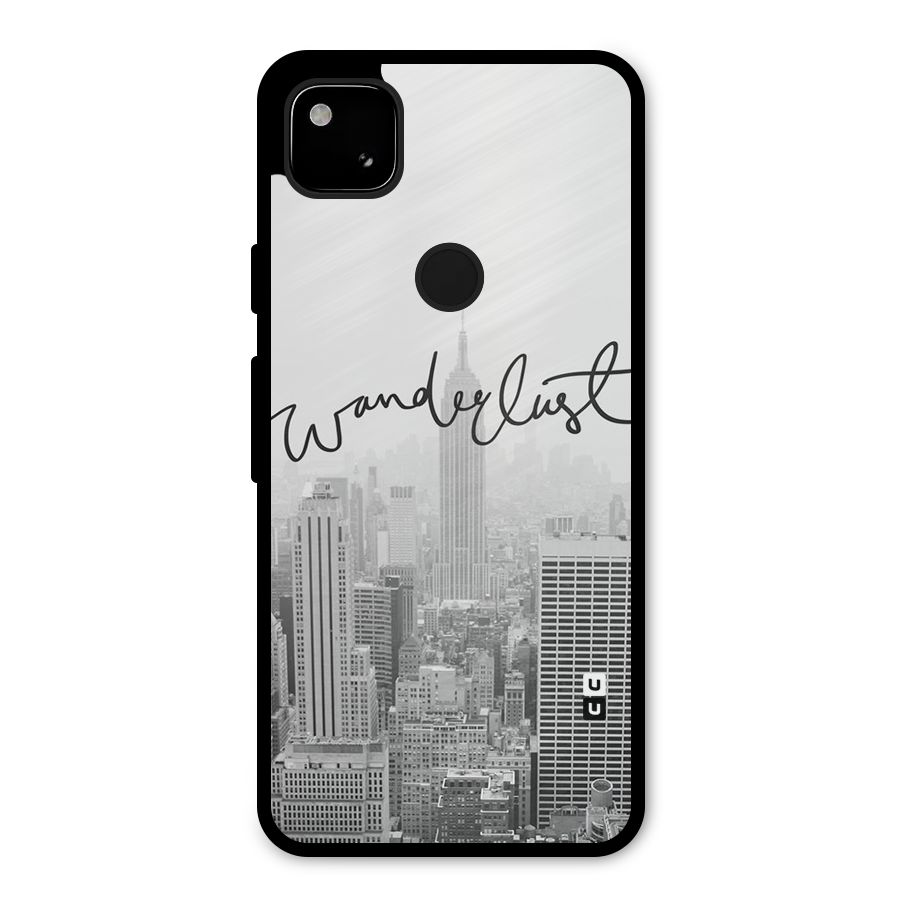 City Wanderlust Monochrome Metal Back Case for Google Pixel 4a