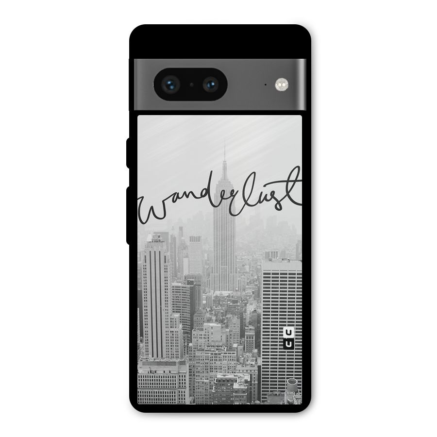 City Wanderlust Monochrome Metal Back Case for Google Pixel 7