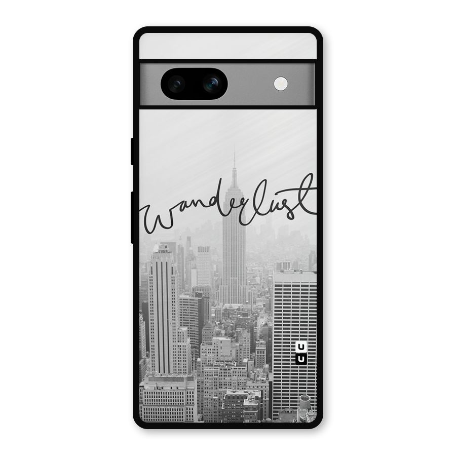 City Wanderlust Monochrome Metal Back Case for Google Pixel 7a