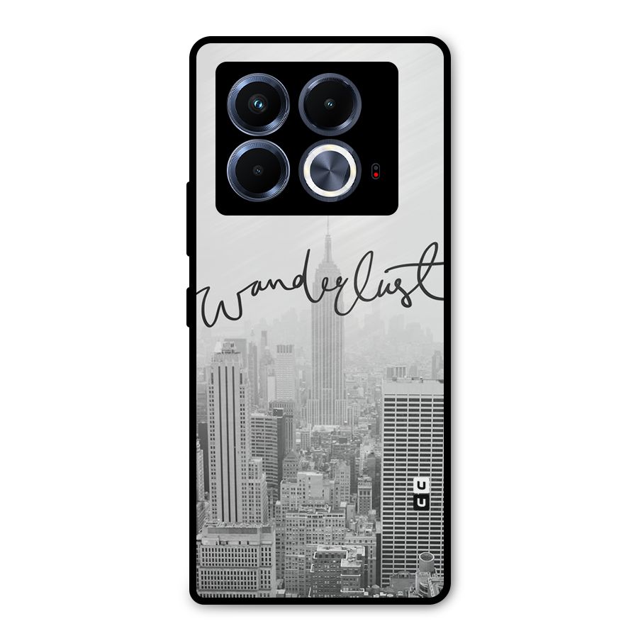 City Wanderlust Monochrome Metal Back Case for Infinix Note 40 5G