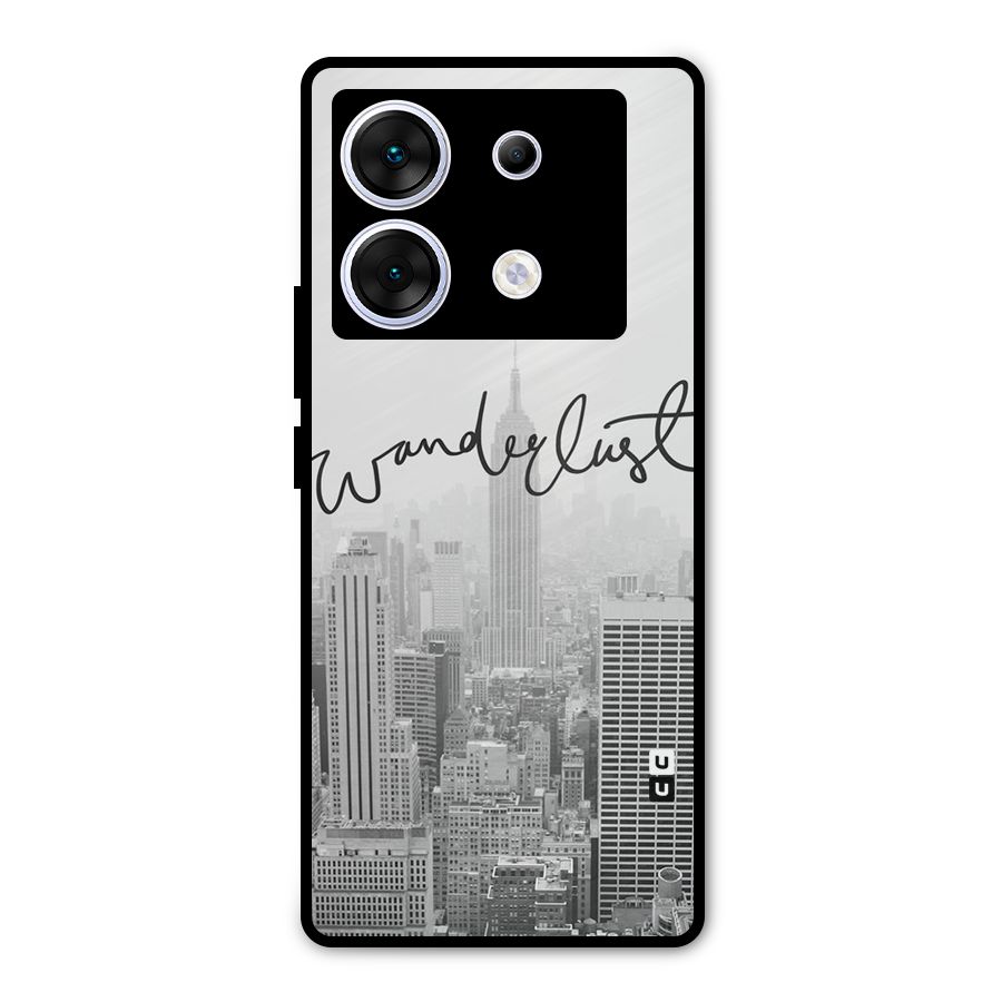 City Wanderlust Monochrome Metal Back Case for Infinix Zero 30 5G