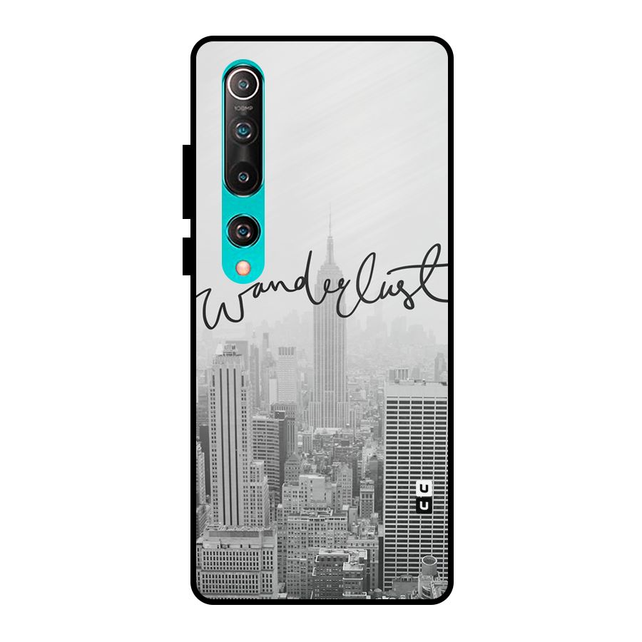 City Wanderlust Monochrome Metal Back Case for Mi 10