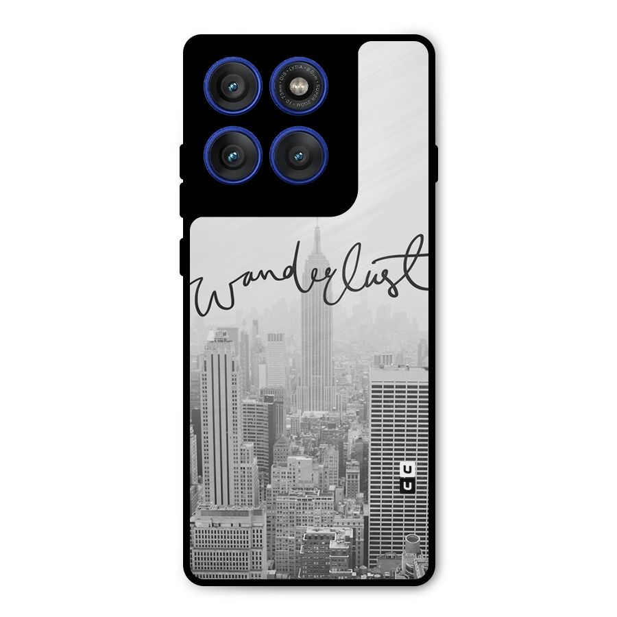 City Wanderlust Monochrome Metal Back Case for Motorola Edge 60 Pro