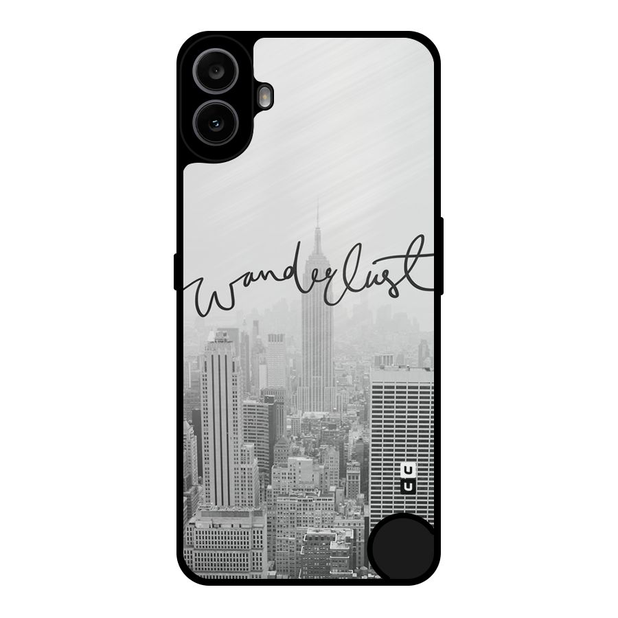 City Wanderlust Monochrome Metal Back Case for Nothing CMF Phone 1