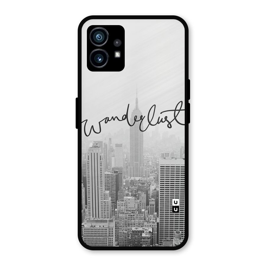City Wanderlust Monochrome Metal Back Case for Nothing Phone 1