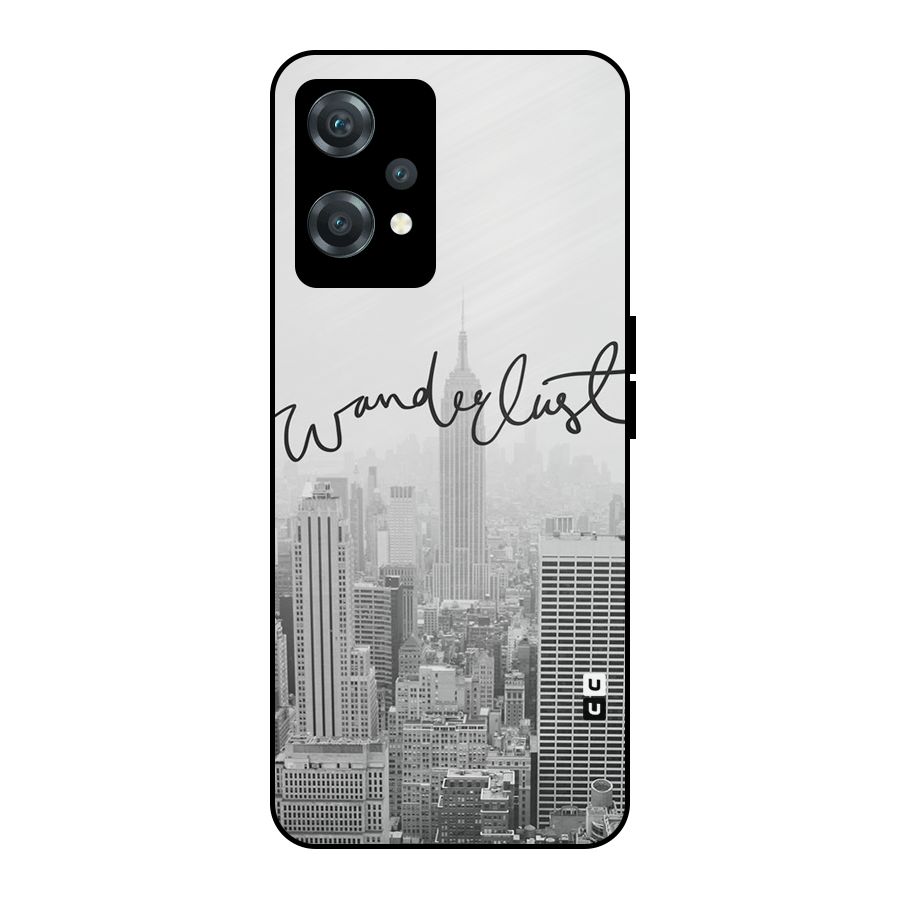 City Wanderlust Monochrome Metal Back Case for OnePlus Nord CE 2 Lite 5G