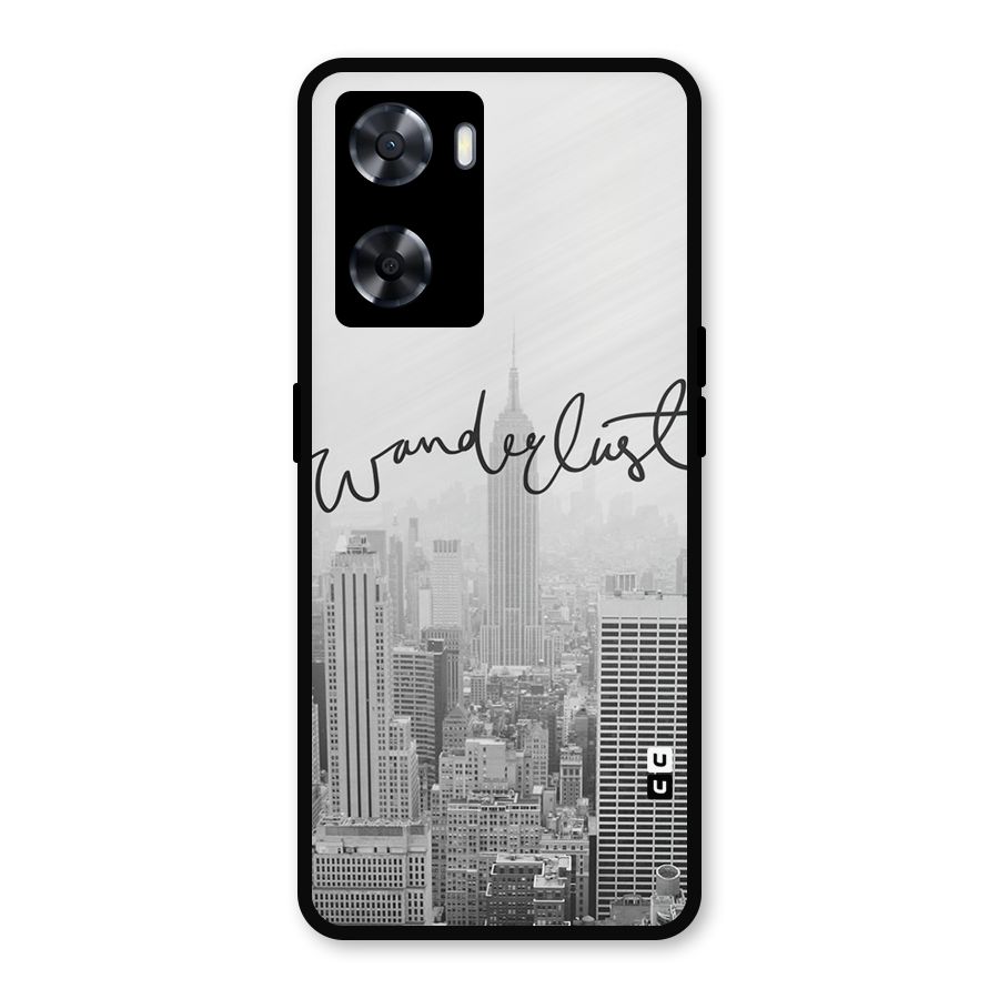 City Wanderlust Monochrome Metal Back Case for OnePlus Nord N20 SE