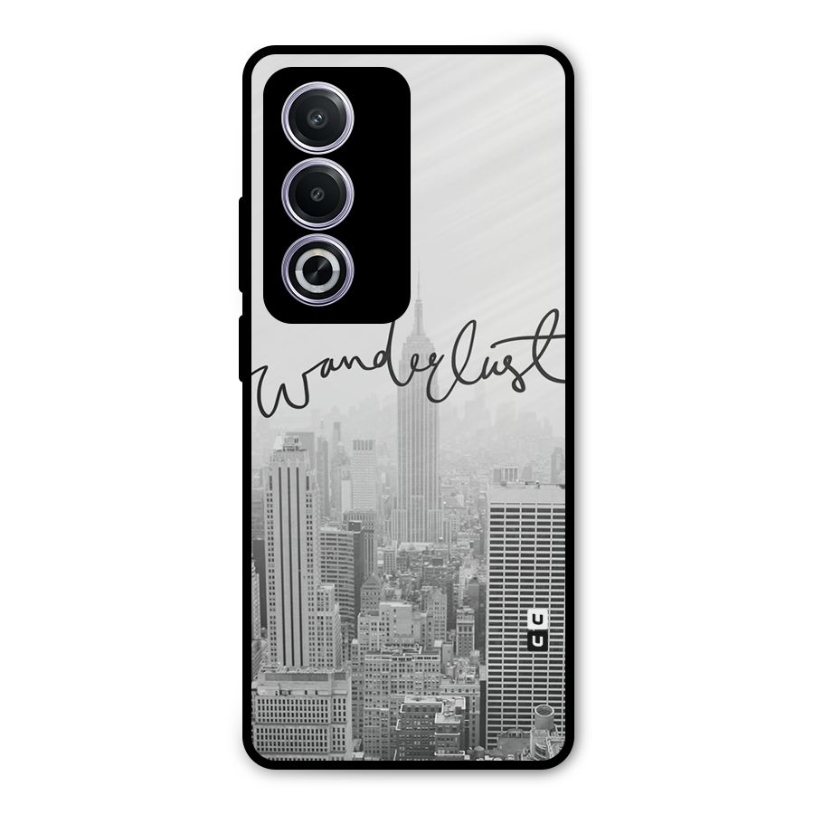City Wanderlust Monochrome Metal Back Case for Oppo A3 Pro