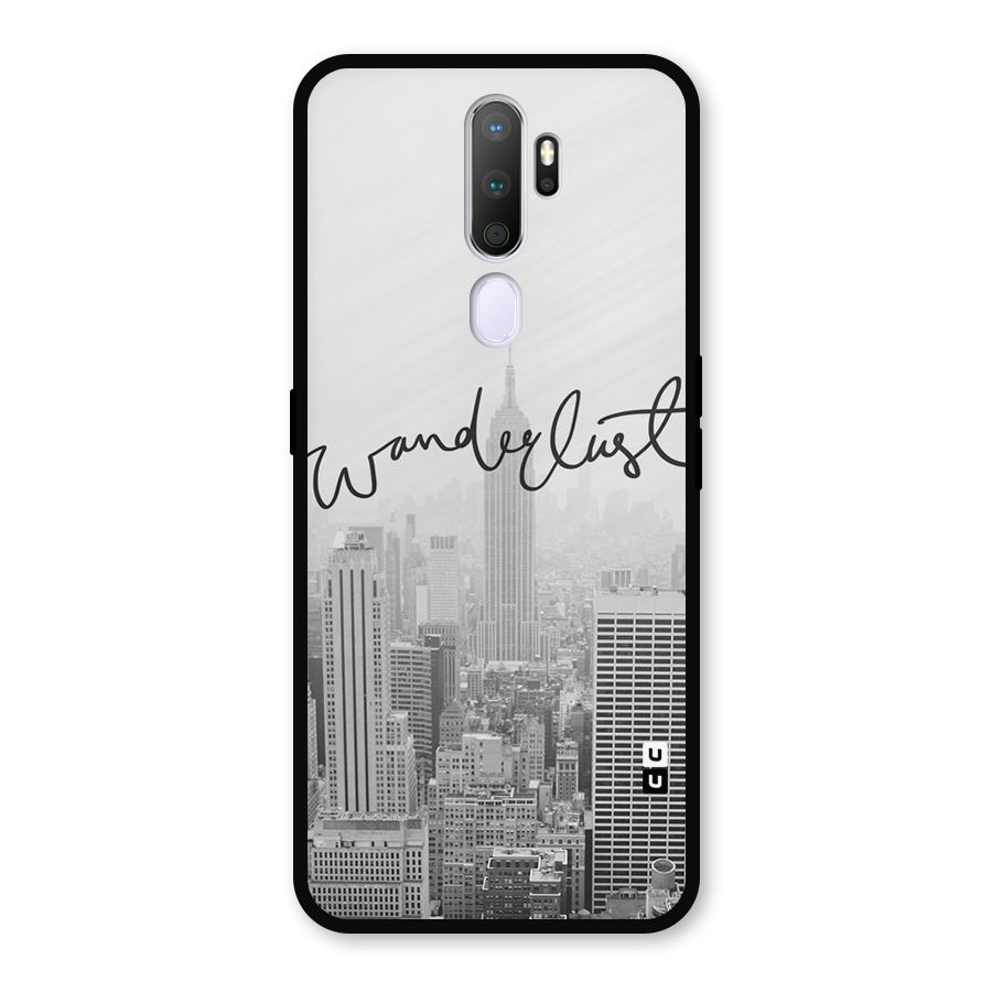 City Wanderlust Monochrome Metal Back Case for Oppo A5 (2020)
