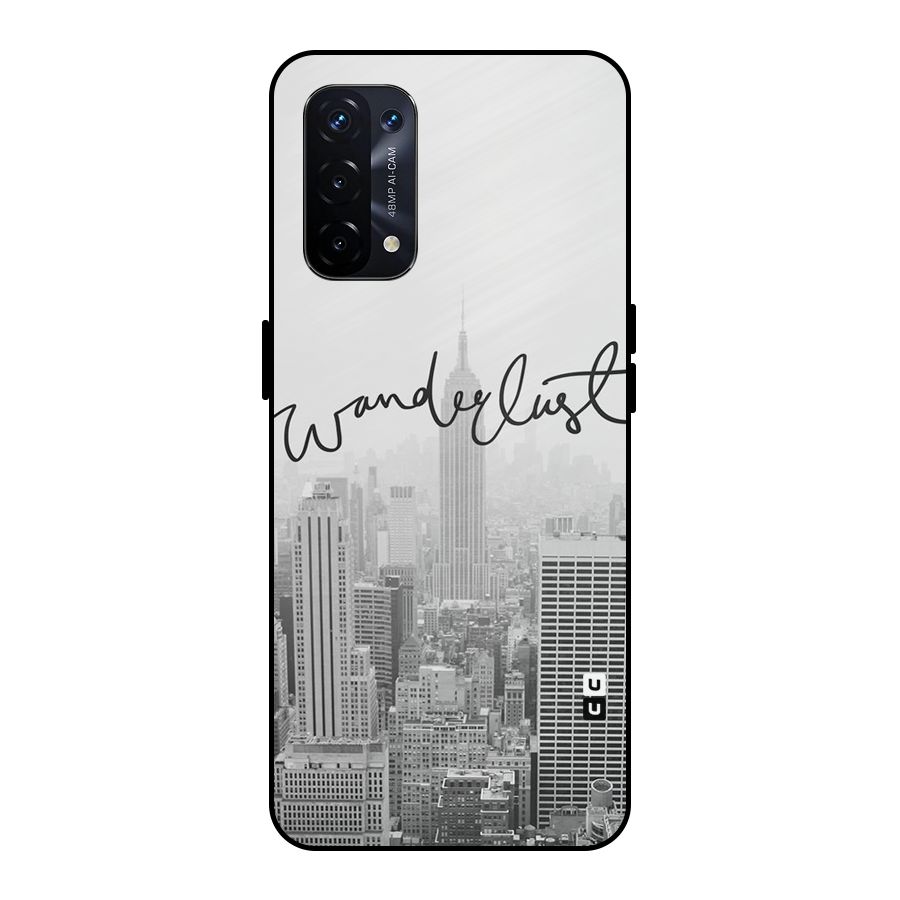 City Wanderlust Monochrome Metal Back Case for Oppo A74 5G