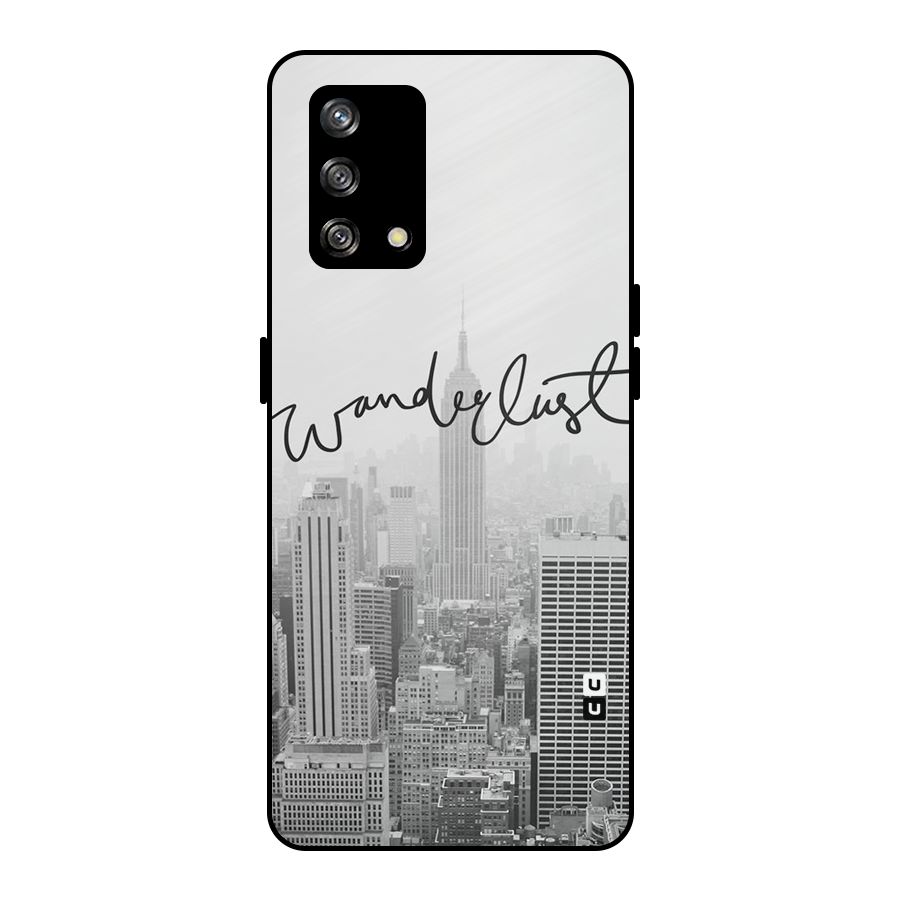 City Wanderlust Monochrome Metal Back Case for Oppo F19