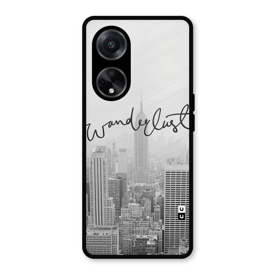 City Wanderlust Monochrome Metal Back Case for Oppo F23