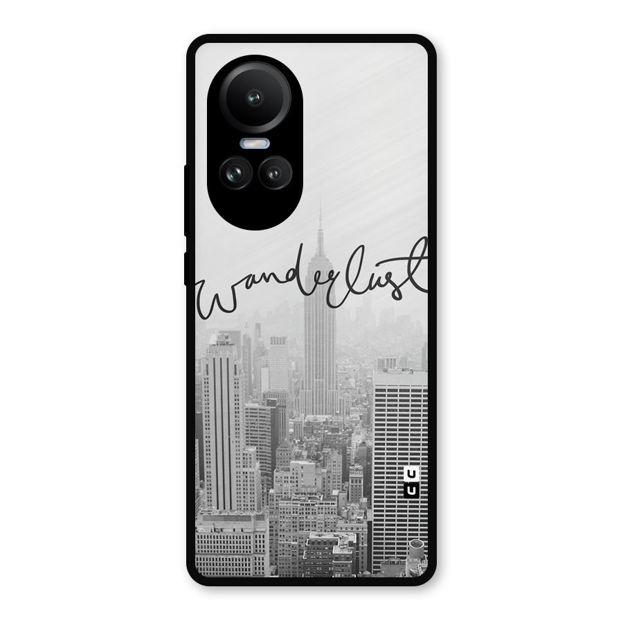 City Wanderlust Monochrome Metal Back Case for Oppo Reno10