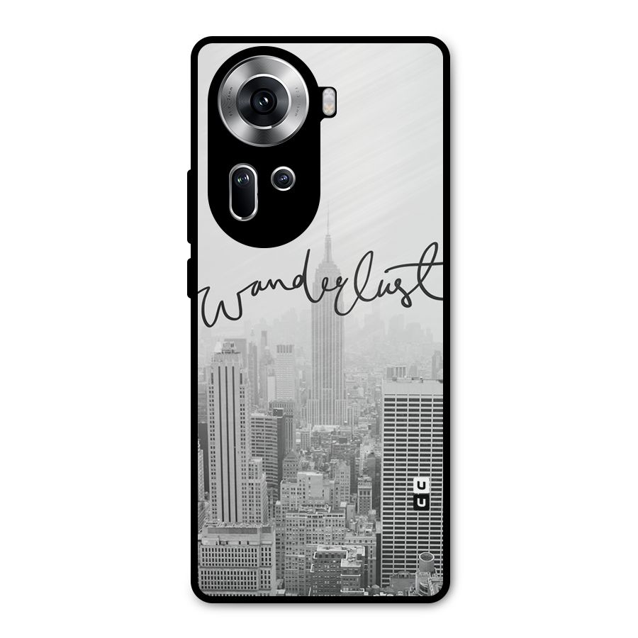 City Wanderlust Monochrome Metal Back Case for Oppo Reno11 5G