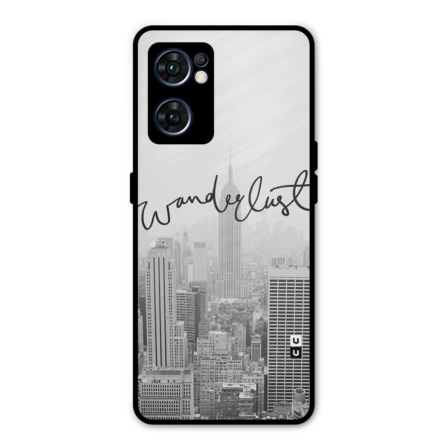 City Wanderlust Monochrome Metal Back Case for Oppo Reno7 5G