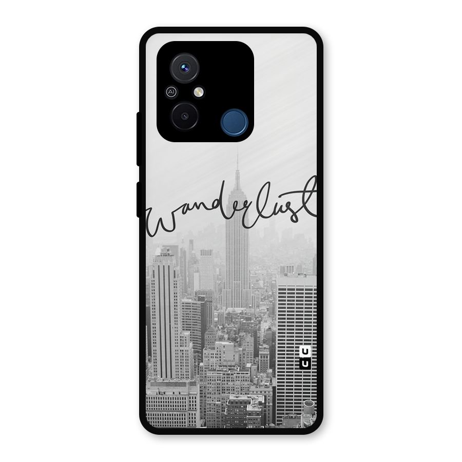City Wanderlust Monochrome Metal Back Case for Poco C55