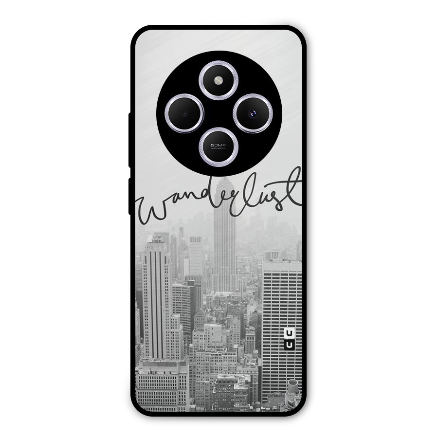 City Wanderlust Monochrome Metal Back Case for Poco C75 5G