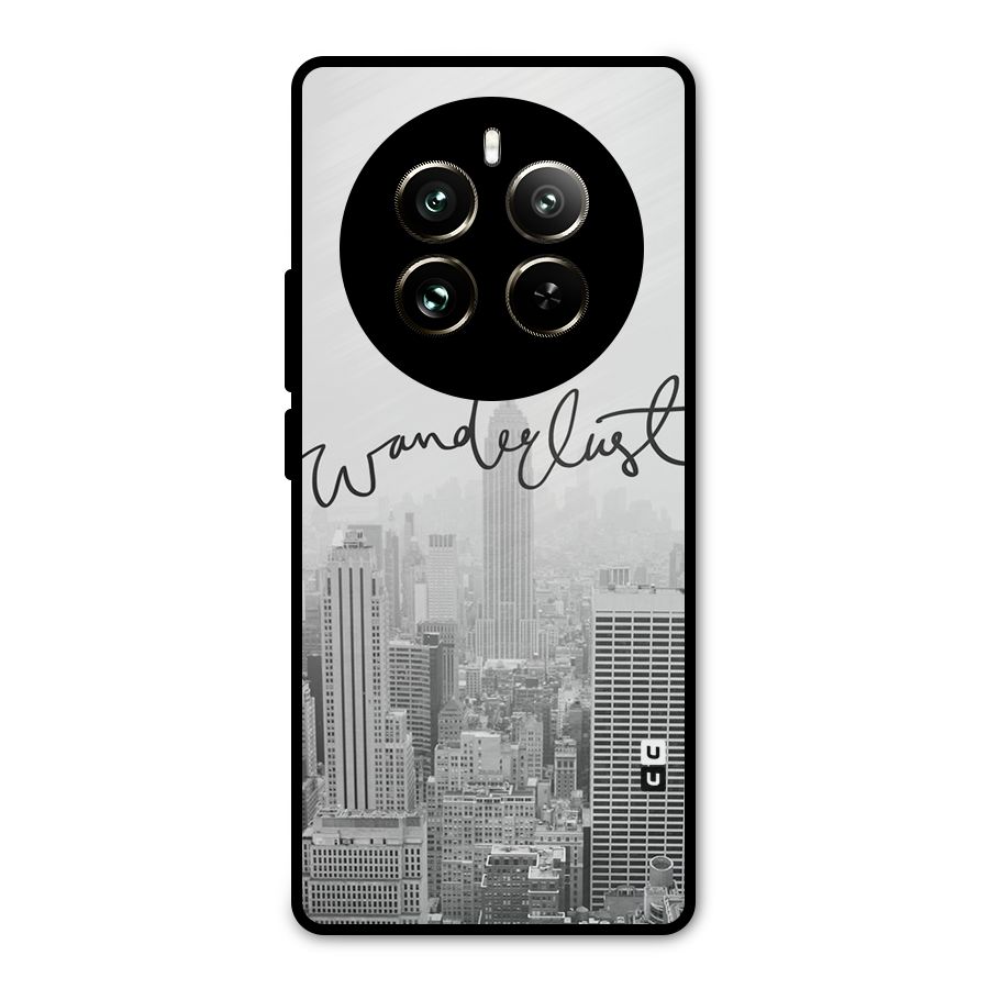 City Wanderlust Monochrome Metal Back Case for Realme 12 Pro