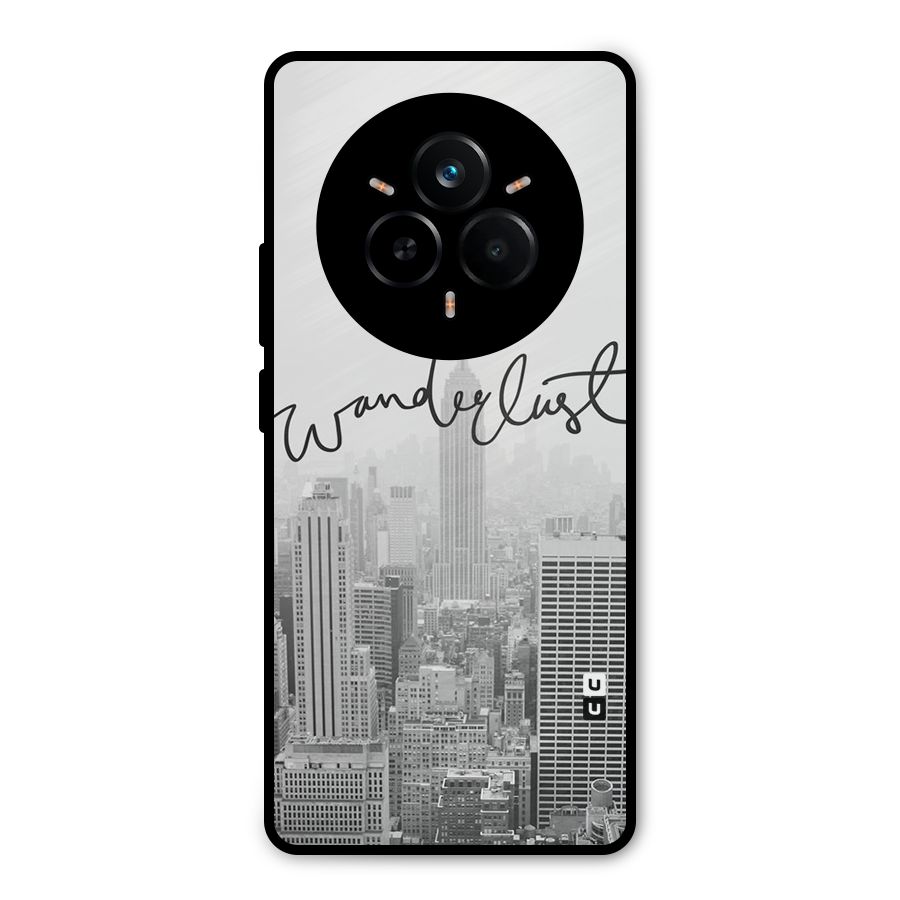 City Wanderlust Monochrome Metal Back Case for Realme 14 Pro