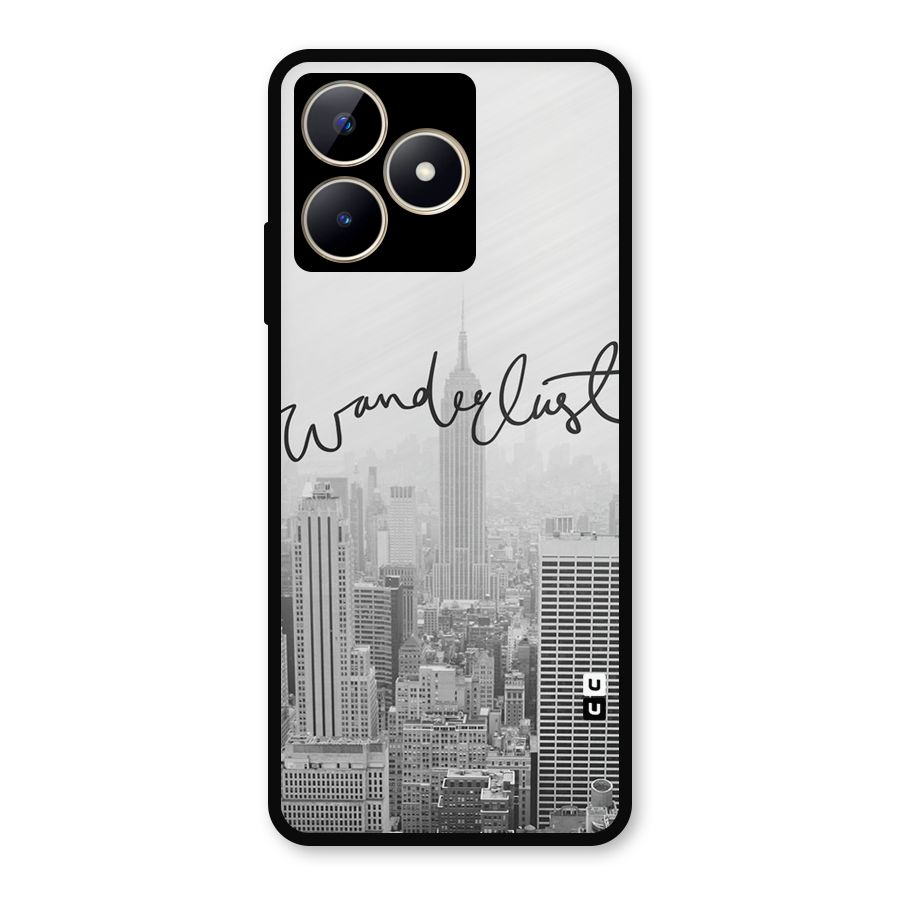 City Wanderlust Monochrome Metal Back Case for Realme C53