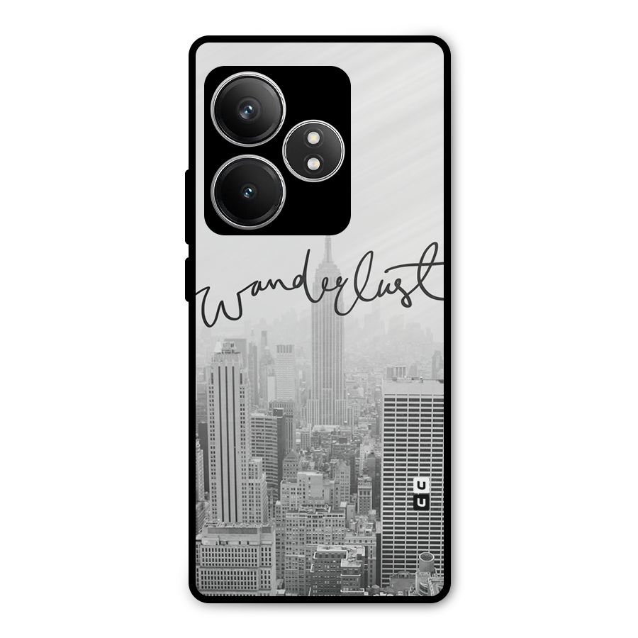 City Wanderlust Monochrome Metal Back Case for Realme GT 6T