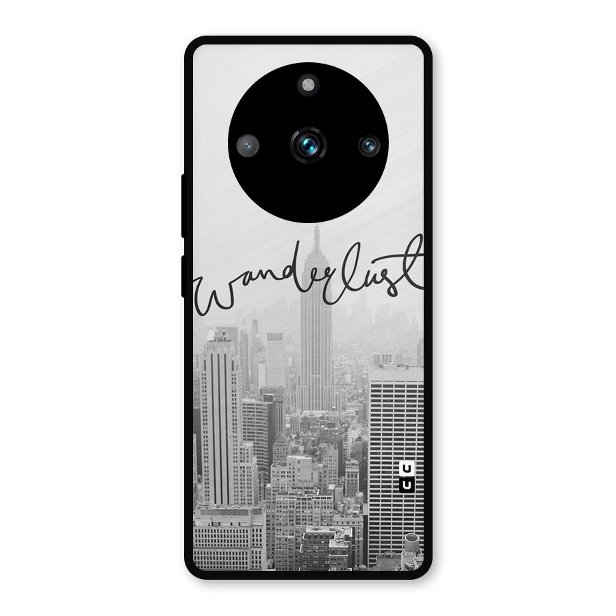 City Wanderlust Monochrome Metal Back Case for Realme Narzo 60 Pro