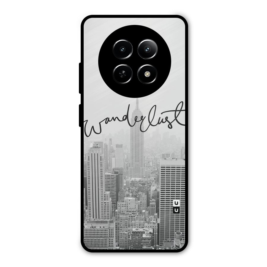 City Wanderlust Monochrome Metal Back Case for Realme Narzo 70x 5G