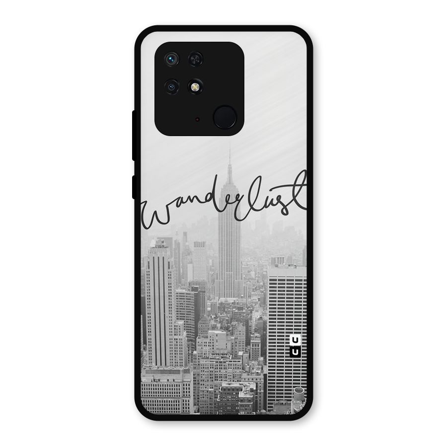 City Wanderlust Monochrome Metal Back Case for Redmi 10 Power