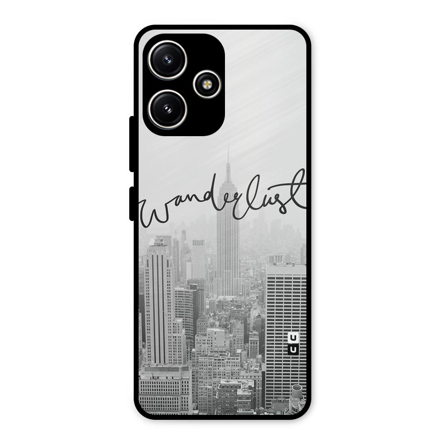 City Wanderlust Monochrome Metal Back Case for Redmi 12 5G