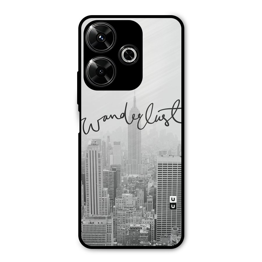 City Wanderlust Monochrome Metal Back Case for Redmi 13 5G