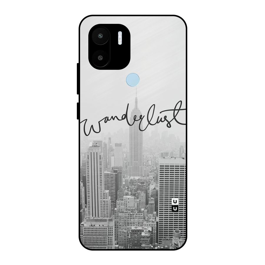 City Wanderlust Monochrome Metal Back Case for Redmi A1+