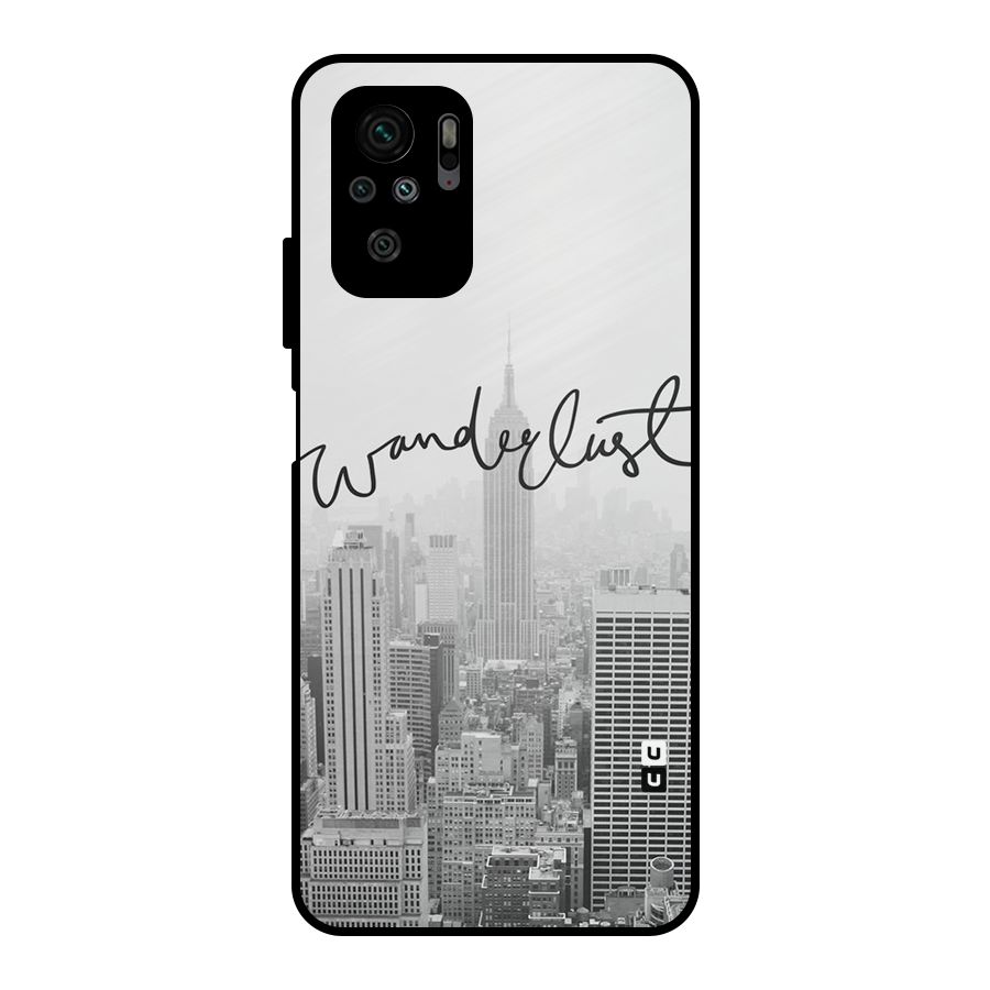 City Wanderlust Monochrome Metal Back Case for Redmi Note 10S