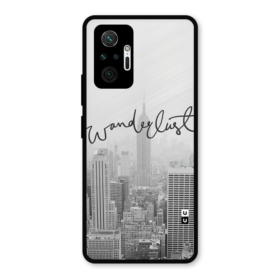 City Wanderlust Monochrome Metal Back Case for Redmi Note 10 Pro Max