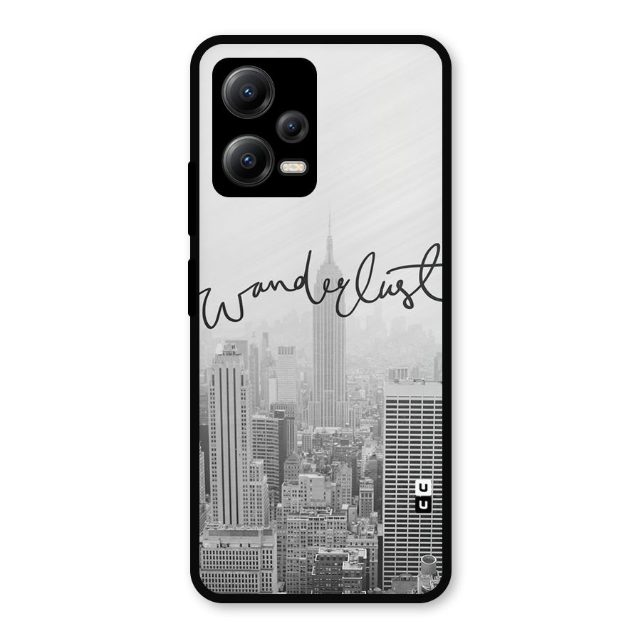 City Wanderlust Monochrome Metal Back Case for Redmi Note 12 5G