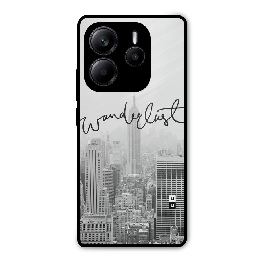 City Wanderlust Monochrome Metal Back Case for Redmi Note 14 5G