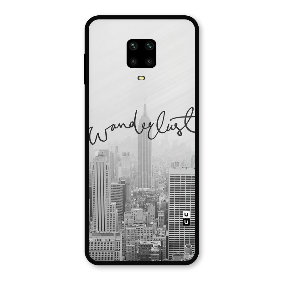 City Wanderlust Monochrome Metal Back Case for Redmi Note 9 Pro