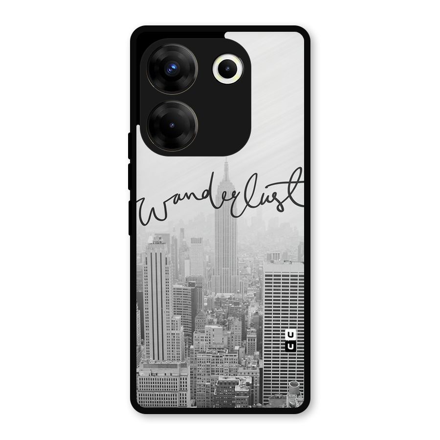 City Wanderlust Monochrome Metal Back Case for Tecno Camon 20