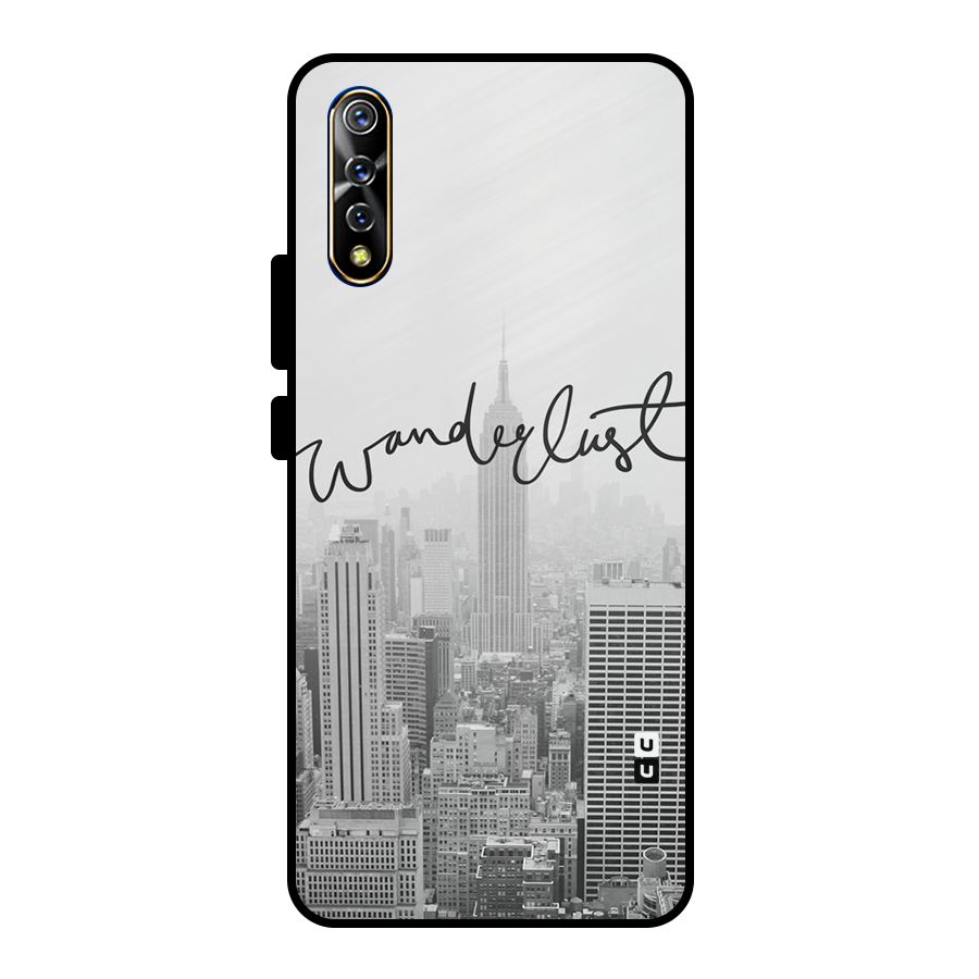 City Wanderlust Monochrome Metal Back Case for Vivo S1