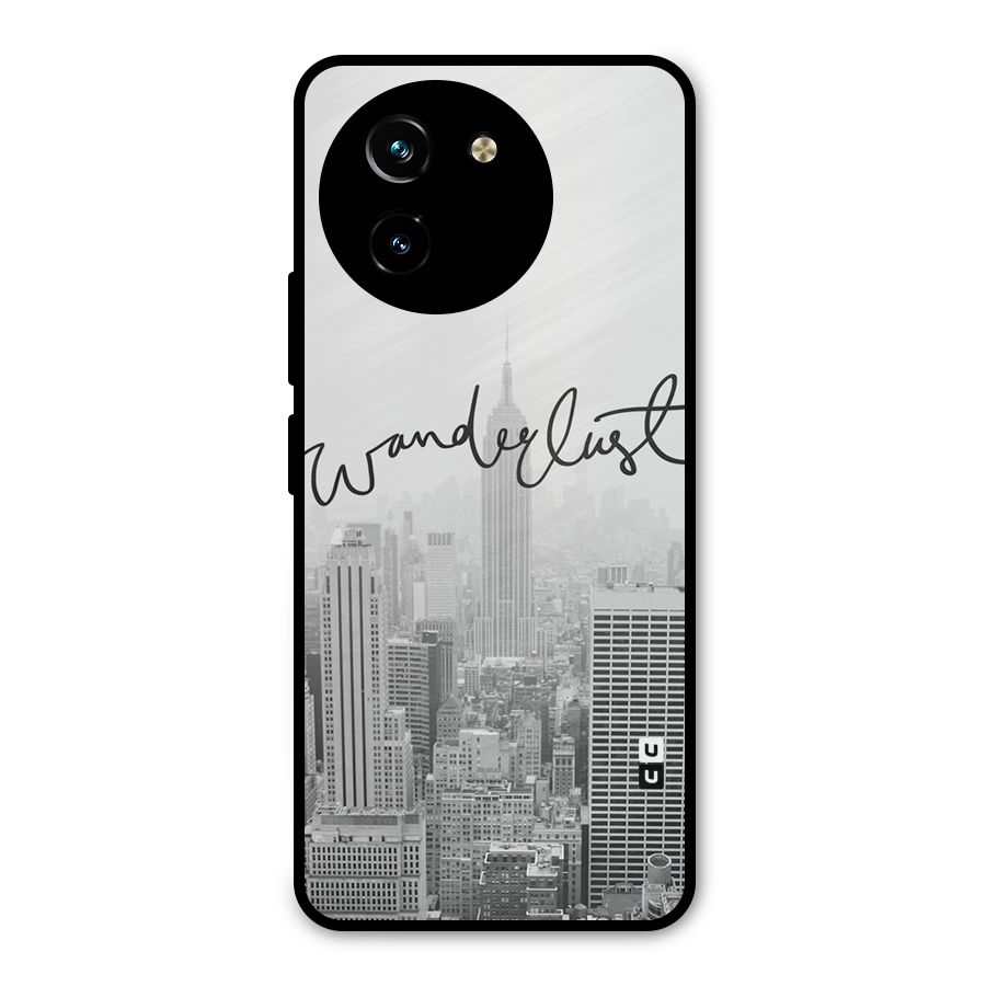 City Wanderlust Monochrome Metal Back Case for Vivo T3x