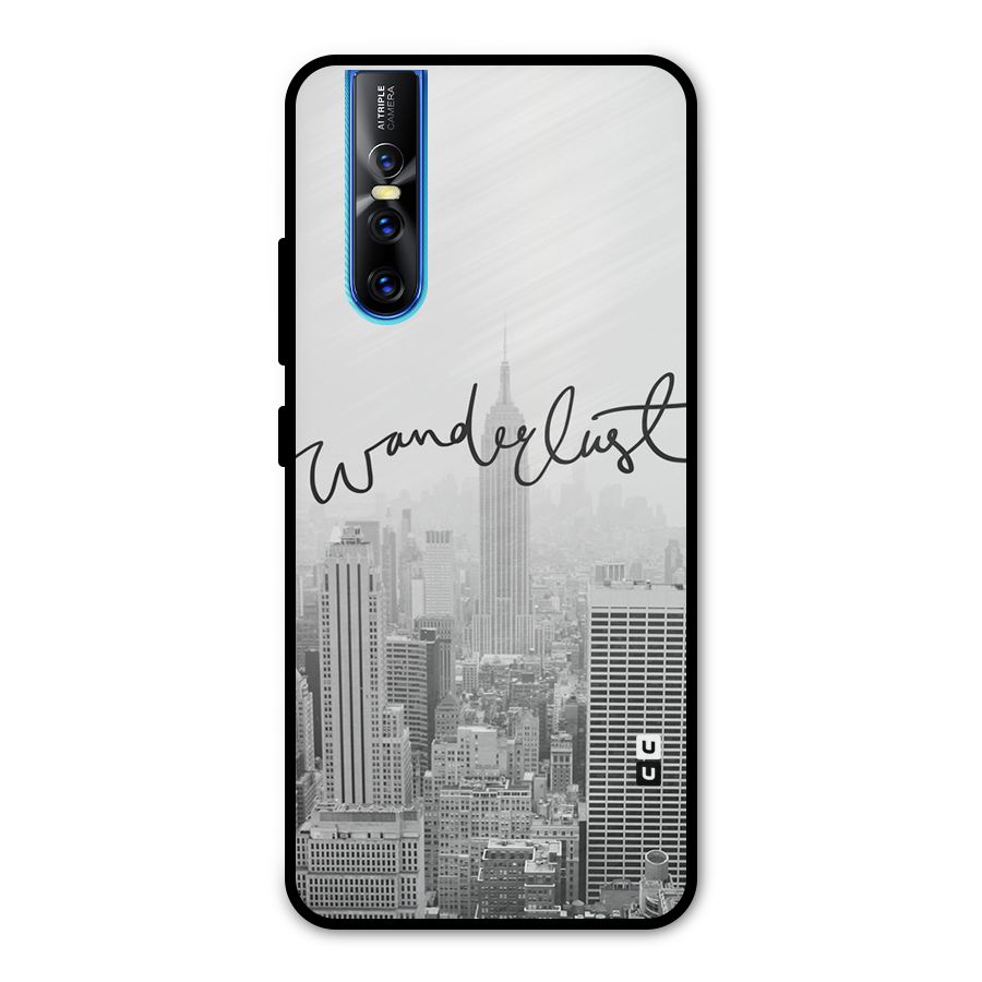 City Wanderlust Monochrome Metal Back Case for Vivo V15 Pro